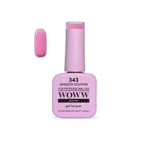 Ημιμόνιμο Βερνίκι New Woww Cosmetics 10ml Amazon Dolphin - 343
